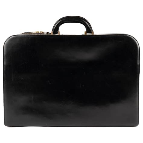 hermes briefcase black|vintage Hermes briefcase.